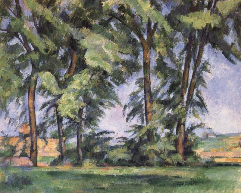 Paul Cezanne search tree where Deb oil painting image